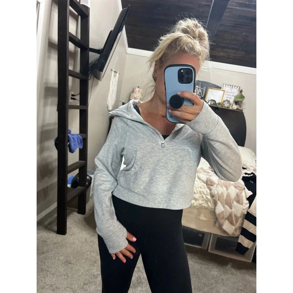 Danskin half zip sweatshirt, Gray